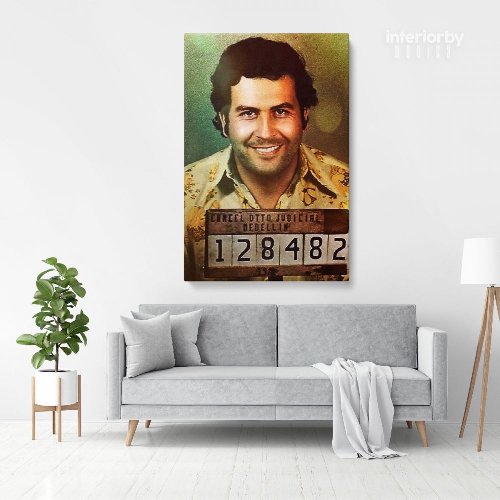 Pable Escobar Wall Canvas