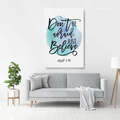 Holy Bible Verse Art Canvas Office Scripture Decals Quotes Print Ready to Hang Wall Hangings Bible Verse