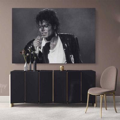 Legend Michael Jackson King Of Pop Singer Personalised Canvas Dance Moves Print Poster Frame