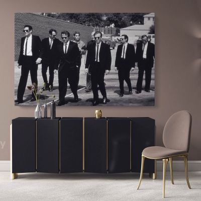 Reservoir Dogs Famous Iconic Movie Wall Art Print Poster Canvas with Frame / Rolled Artwork Picture Home Decoration Wall Hangings Mural Gift