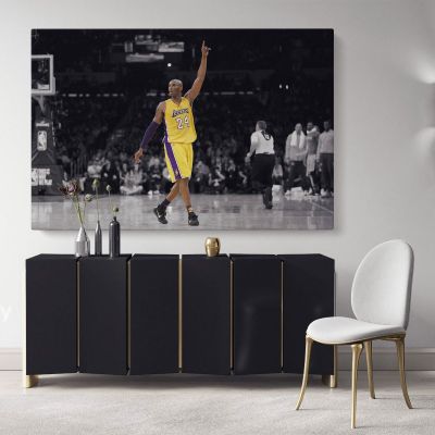 Last Game Kobe Bryant Basketball Player Mamba Mentality Canvas Photo Print Poster Canvas Home Decoration Sports Wall Art Mural Hangings Gift