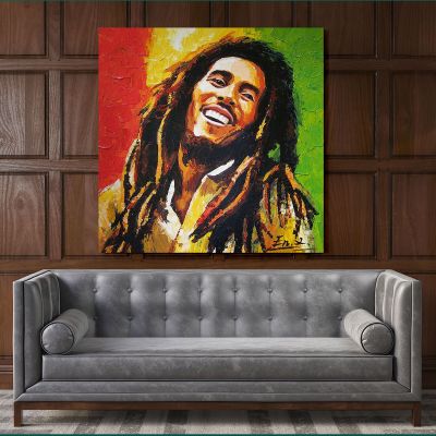 Bob Marley Photo Print Canvas Bob Marley Art Canvas Poster Printed Picture Wall Art