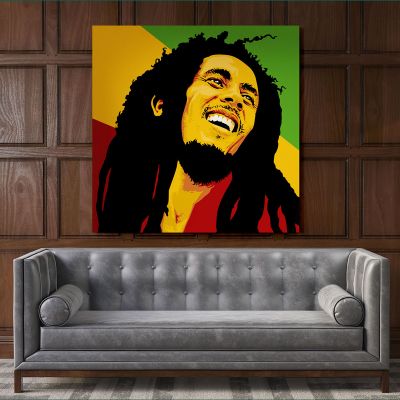 Bob Marley Artwork Painting Poster Print Canvas Bob Marley Art Canvas