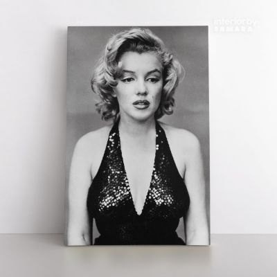 Marilyn Monroe Black and White Canvas Sexy Model Singer Nude Photo Wall Art