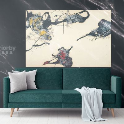 Jackson Pollock Abstract Expressionism Painting Photo Print on Canvas Home Decor Bedroom Wall Mural Hangings