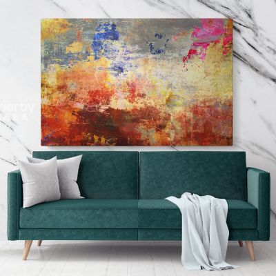 Painting Photo Print on Canvas with Frame Abstract Art Living Room Decor Wall Posters Artworks Gift