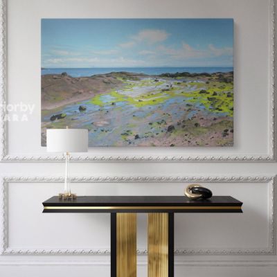 Artworks by Owen Claxton Photo Print on Canvas Mudflat Fine Artist Painter Home Decor Wall Mural Gift