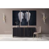 White Angel Wings canvas wall prints