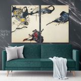 Jackson Pollock Abstract Expressionism Painting Photo Print on Canvas Home Decor Bedroom Wall Mural Hangings - Huetion