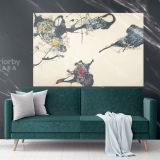 Jackson Pollock Abstract Expressionism Painting Photo Print on Canvas Home Decor Bedroom Wall Mural Hangings - Huetion