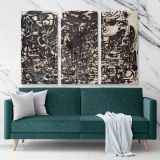 Jackson Pollock Abstract Expressionism Painting Canvas Photo Print Home Decor Bedroom Wall Posters Mural Gift - Huetion