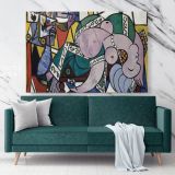 Pablo Picasso: Famous The Studio 1934 Artistic Modernism Painting Photo Print on Canvas Home Decor Wall Posters - Huetion