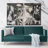 Guernica Painting by Pablo Picasso Artistic Modernism Painting Photo Print on Canvas Home Decor Wall Posters - Huetion