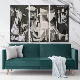 Guernica Painting by Pablo Picasso Artistic Modernism Painting Photo Print on Canvas Home Decor Wall Posters - Huetion